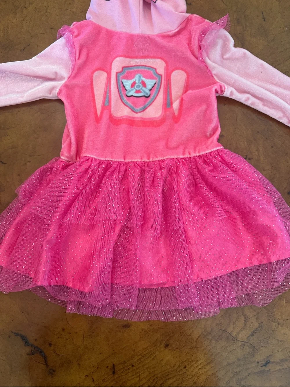 Paw Patrol Skye Pink Hooded Tutu Costume for Kids 12 months